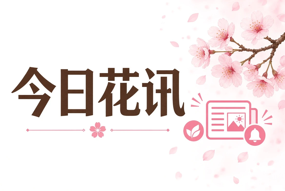 今日花讯内容导览